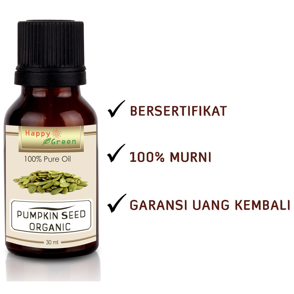 Happy Green ORGANIC Pumpkin Seed Oil - Minyak Labu Kuning