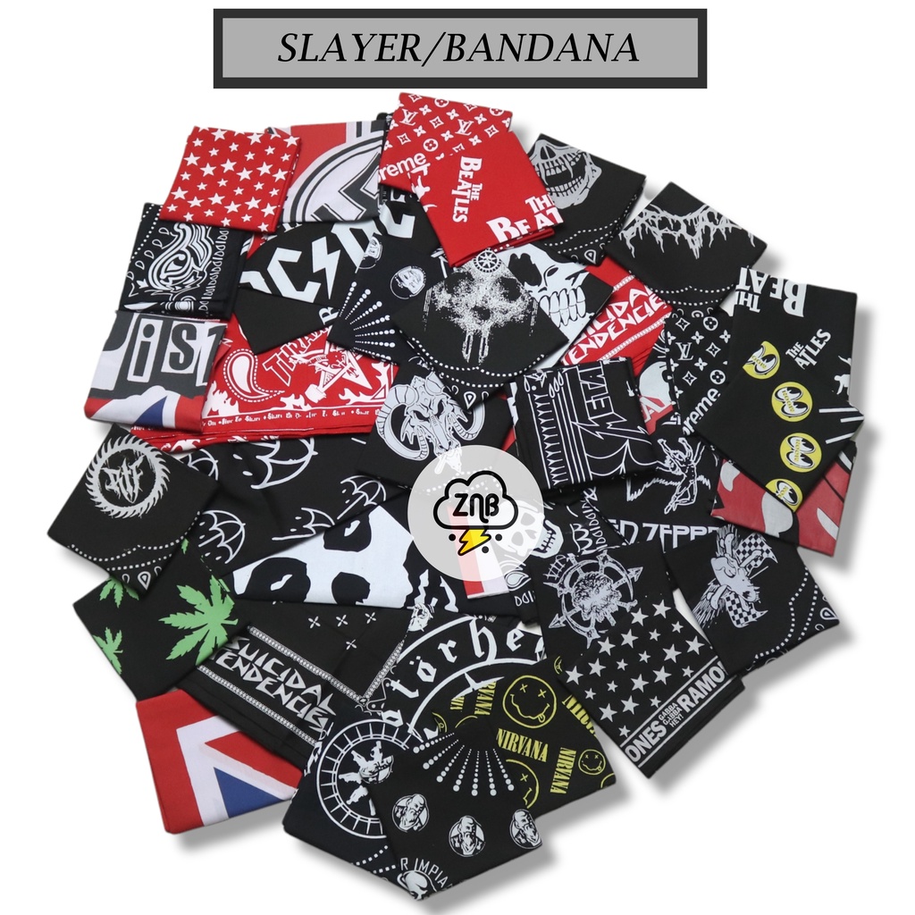 GLOSIR BANDANA SLAYER SAL MASKER HARGA GLOSIR MINAMAL PEMBELIAN 12 PCS