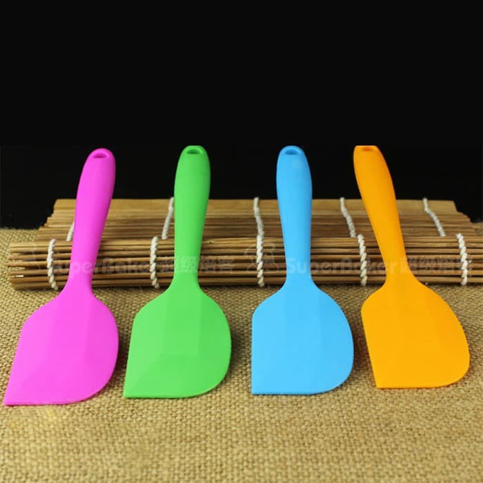 Spatula Silikon ANti Panas Tanpa Sambungan Bisa Pilih Warna