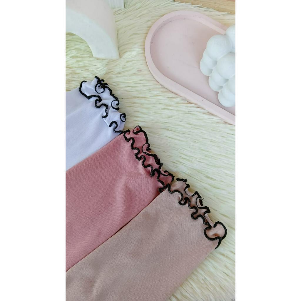 Jual handsock maulida seri 2 / produsen manset bandung Maulida list hitam