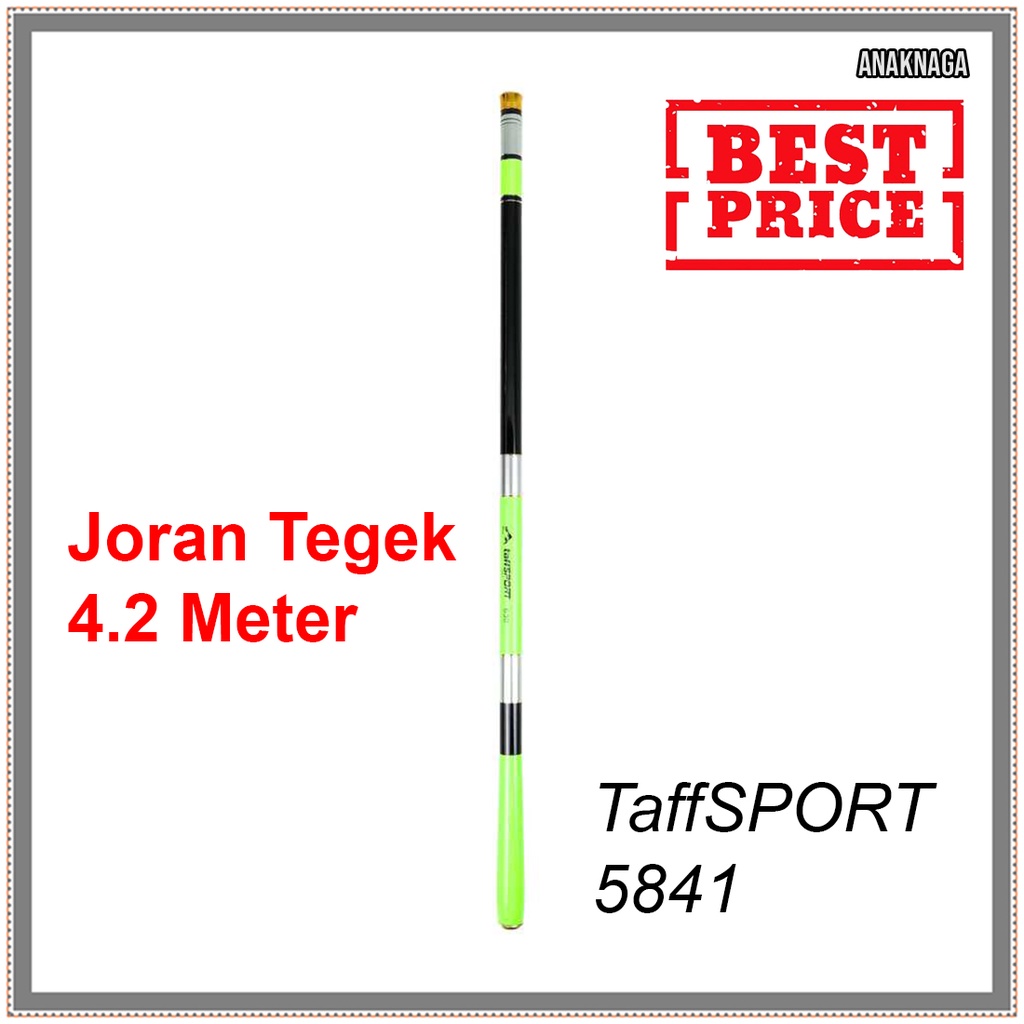 4.2 Meter Joran Pancing Pole Tegek Carbon Fiber Fishing Rod TaffSPORT 5841 - Multiwarna - 7RTH6WXX