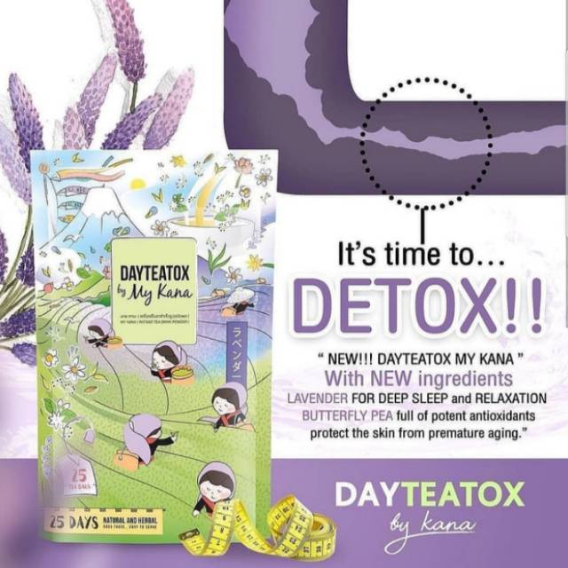 

Dayteatox my kana100% original slimming tea