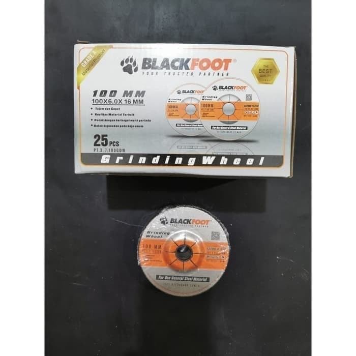 BLACKFOOT Batu Gerinda Poles Grinding Wheel 100x6x16mm Harga Per 1 PCS