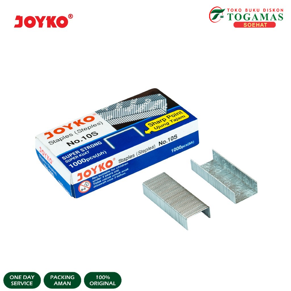 

Staples Isi Stapler Refill Stapler Joyko No. 10S 1 Box