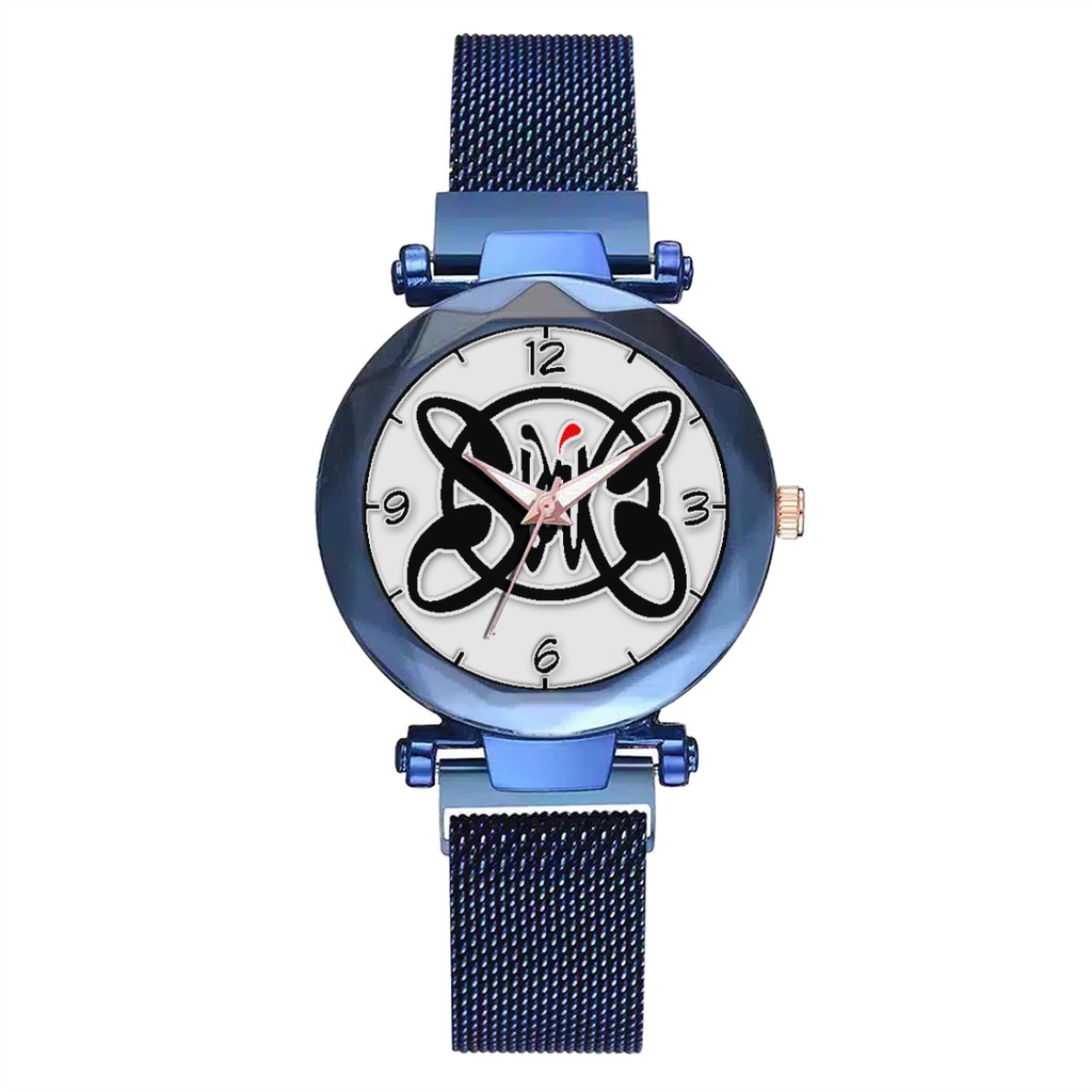 Jam Tangan Wanita Custom - SLANK-SLANKY MOTIF 10 Free Box &amp; Batre Cadangan