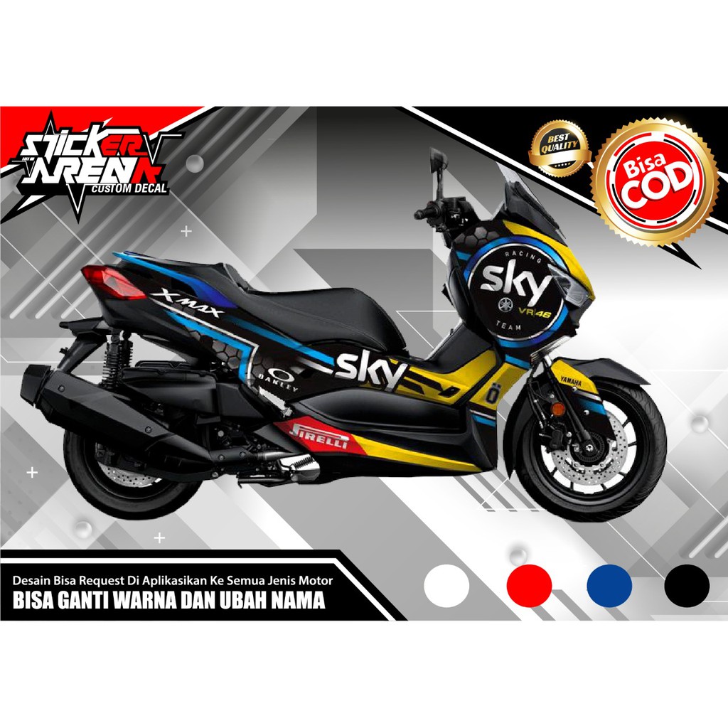 Sticker decal full body Yamaha XMAX SKY VR46