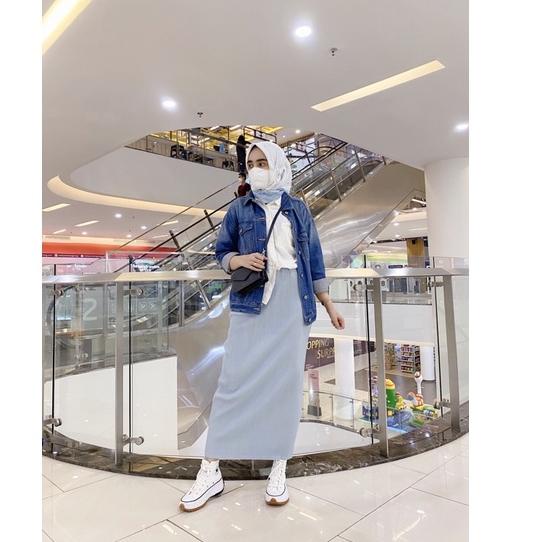 ➶ Rok plisket Lidi / Rok span plisket / rok span plisket lidi / rok kerja plisket hijab ➸