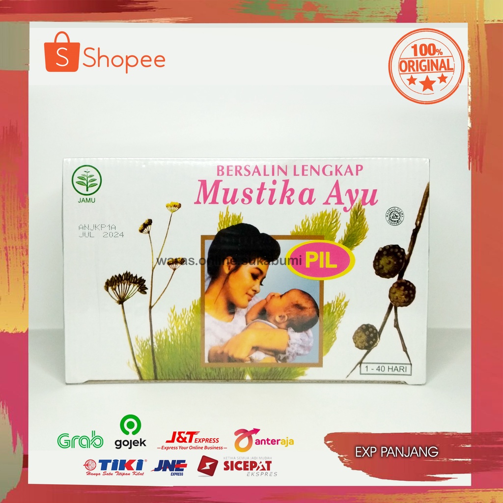 

Jamu Bersalin Mustika Ayu Pil (1 - 40 hari)
