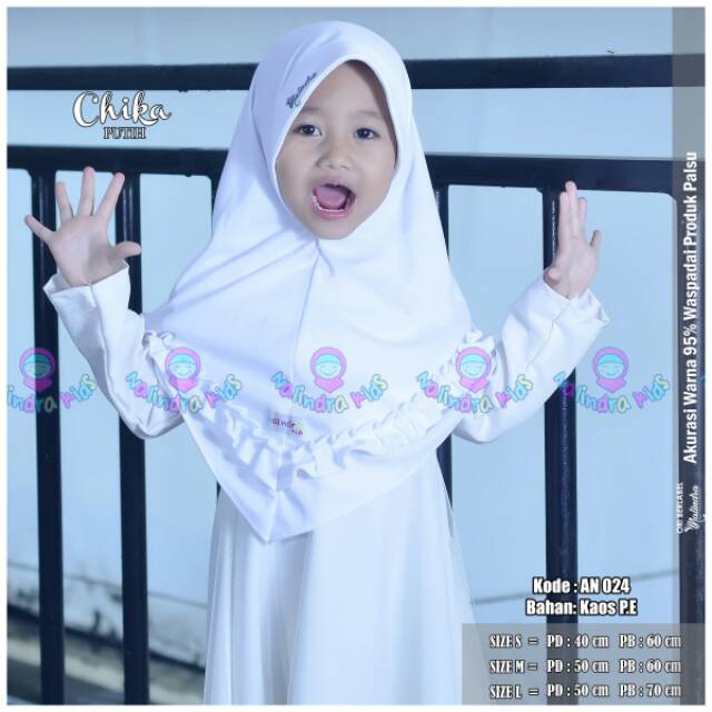 Jilbab Hijab Instan anak Chika by Nalindra