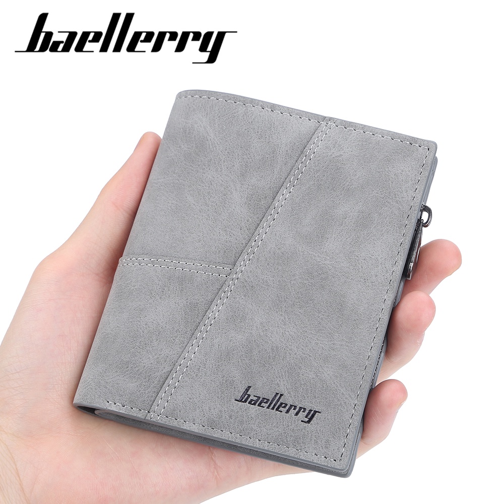 BAELLERRY D9176 Dompet Pria Bahan Kulit PU Leather Premium WATCHKITE WKOS