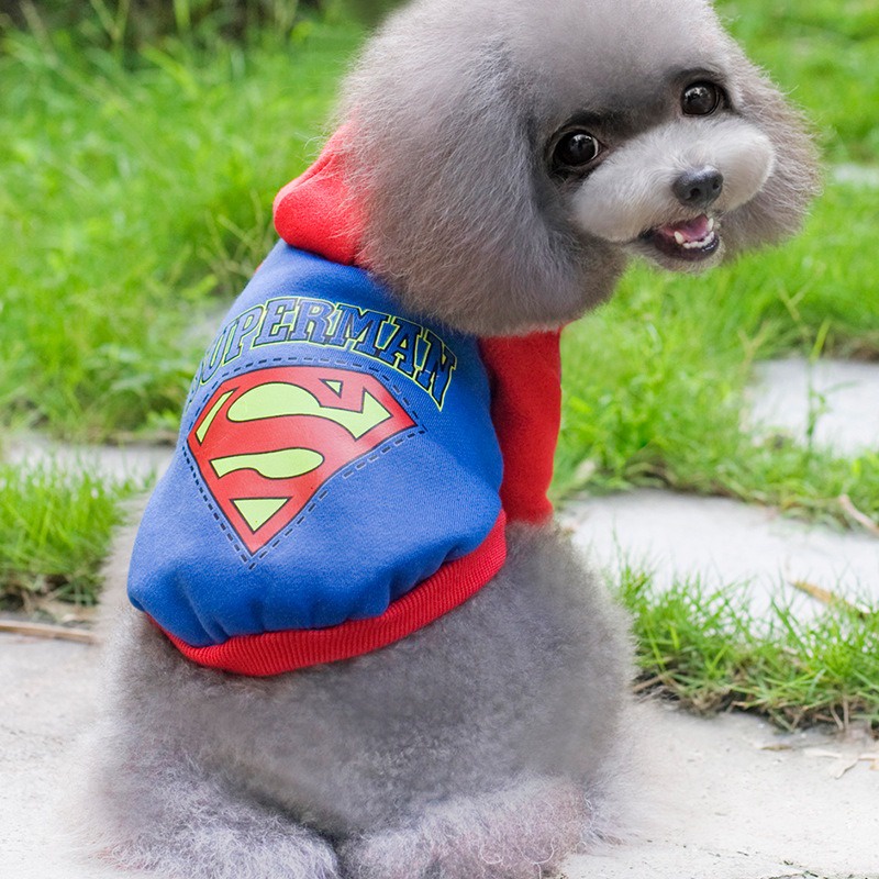 Pet Clothes T Shirt Hoodie Super Hero Keren Sampai Size 9XL Untuk Kucing Dan Anjing