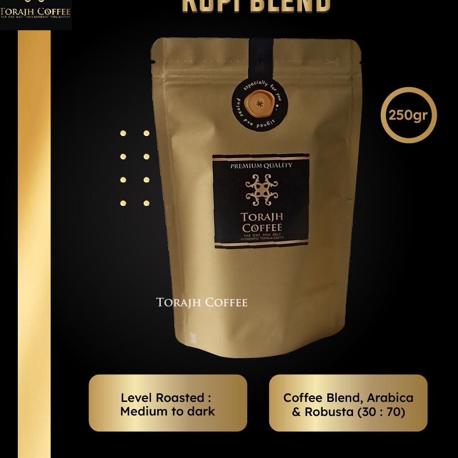 

NEW ARRIVAL 8022 Kopi Toraja Blend Robusta & Arabica Rempah Asli Enak Nikmat Dan Harum 250gr By Torajh Coffee ㆅ