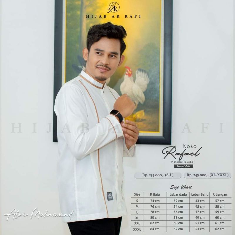 [KOKO RAFAEL[ KOKO ARRAFI ORIGINAL[ LENGAN PANJANG[