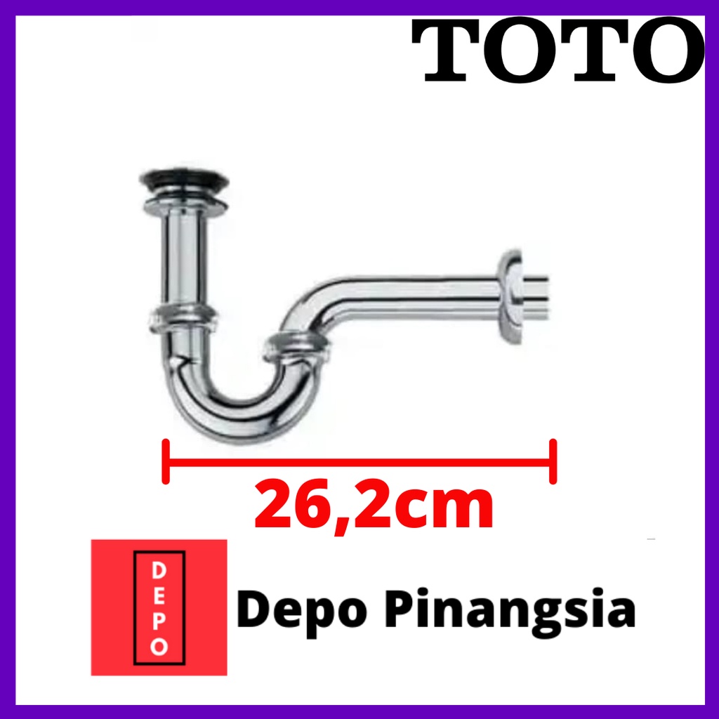 Leher angsa sifon wastafel TOTO TX709AV7