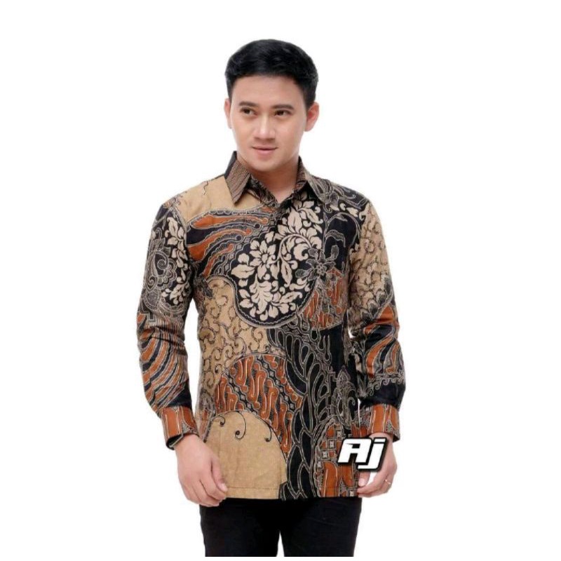 KEMEJA BATIK PRIA FOURING KATUN PREMIUM FULL M L XL XXL XXXL KOMPLITE MURAH MOTIF MODERN PRIA KANTOR PESTA