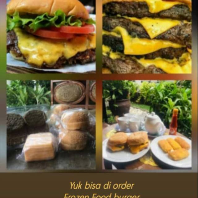 

Set burger frozen homemade
