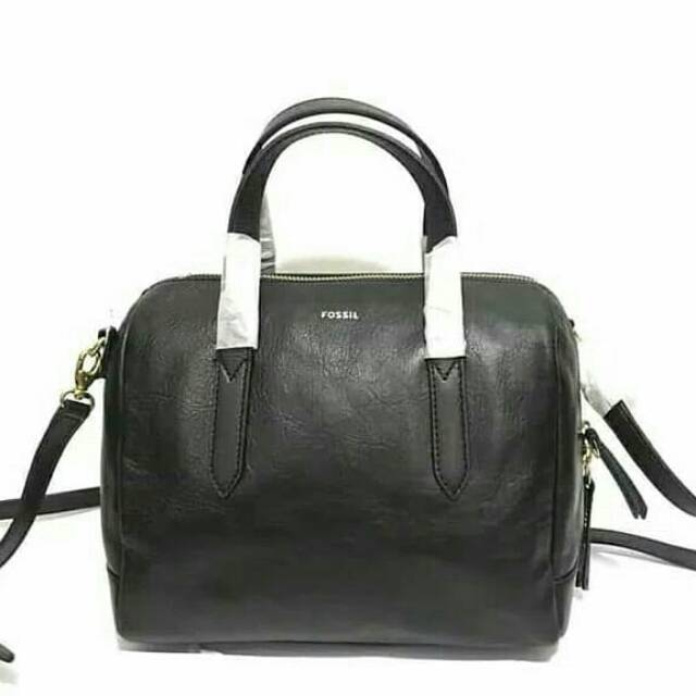 FOSSIL SYDNEY SATCHEL BLACK