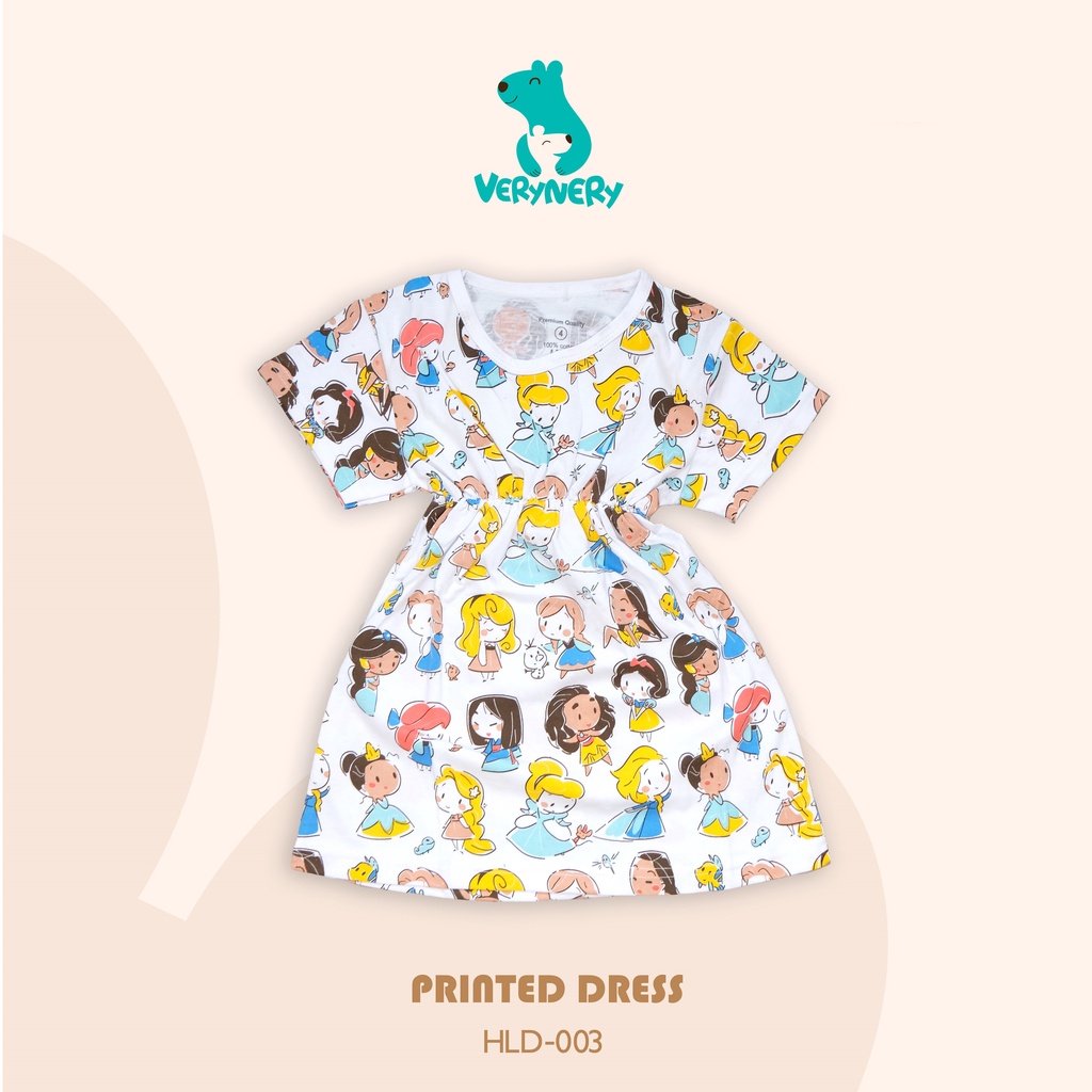 Verynery Dress Anak Helda Princess Umur 1 - 6 Tahun (HLD-003)