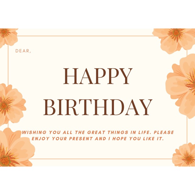 

Birthday Card