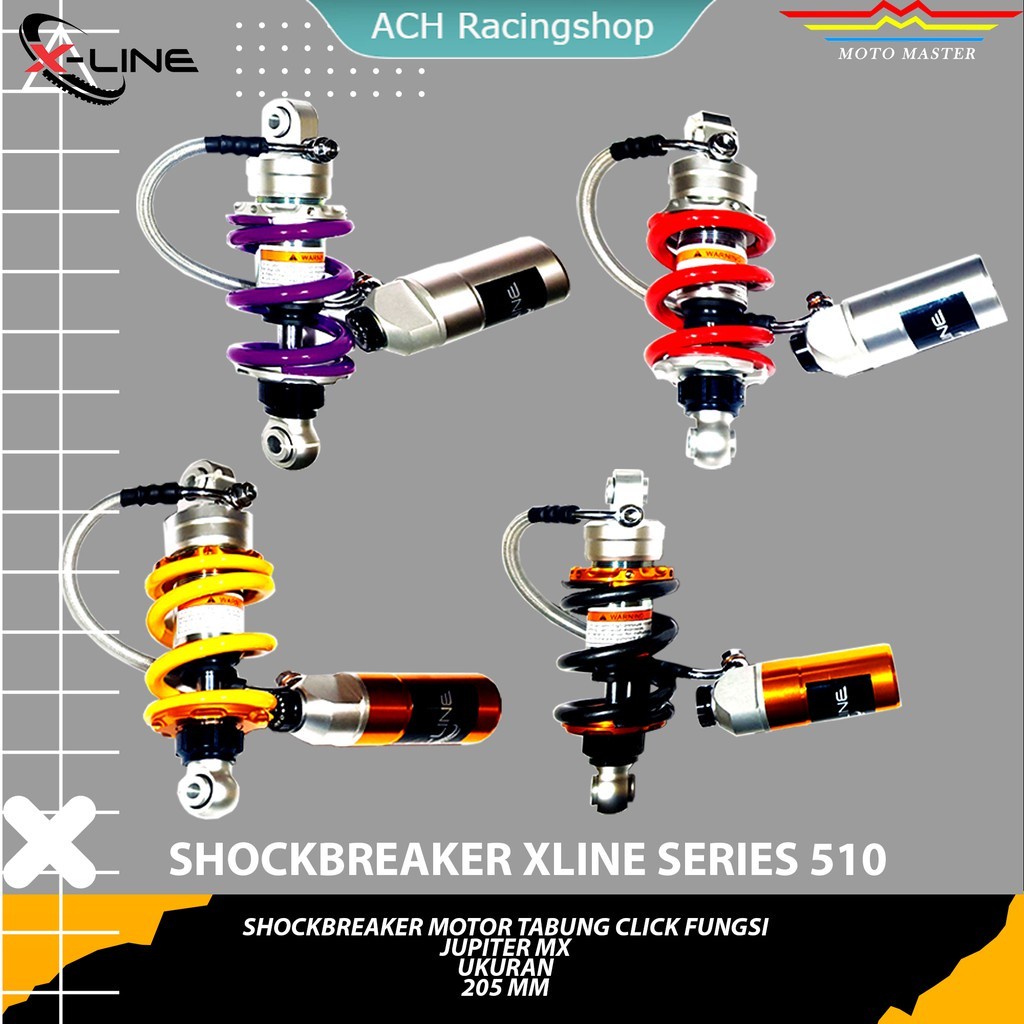 Shockbreaker Motor MX Tabung Variasi X-LINE TYPE 510 (ACH Racingshop) Shock X-Line