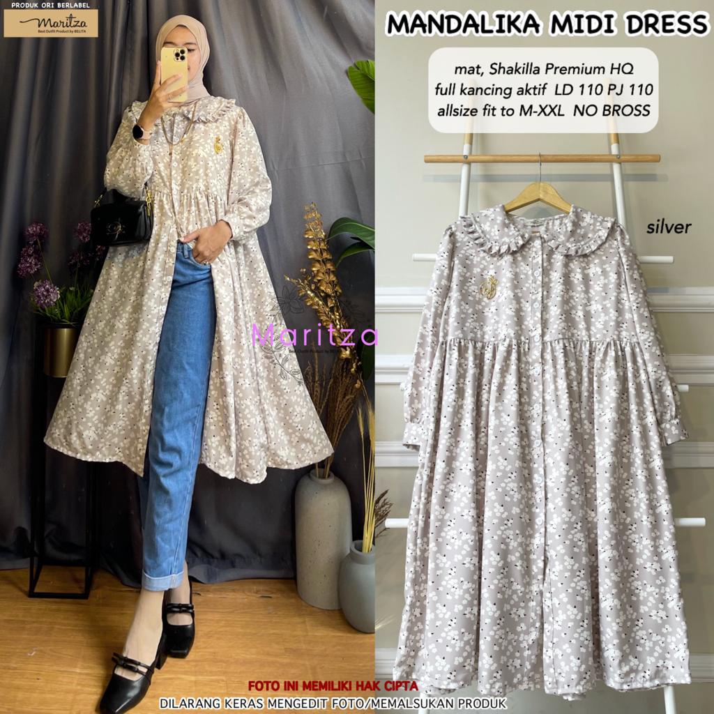 mandalika midi dress maritza