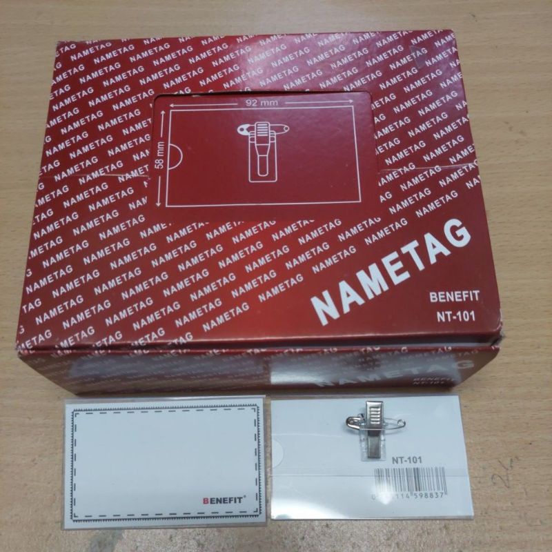 

(PCS) ID Card Peniti / Name Card Peniti / Nametag