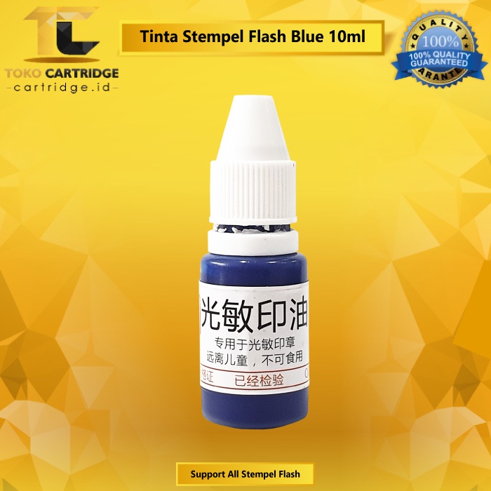 Tinta Stempel Flash Refill Stamp Ink Waterproof 10ML 10 ML murah