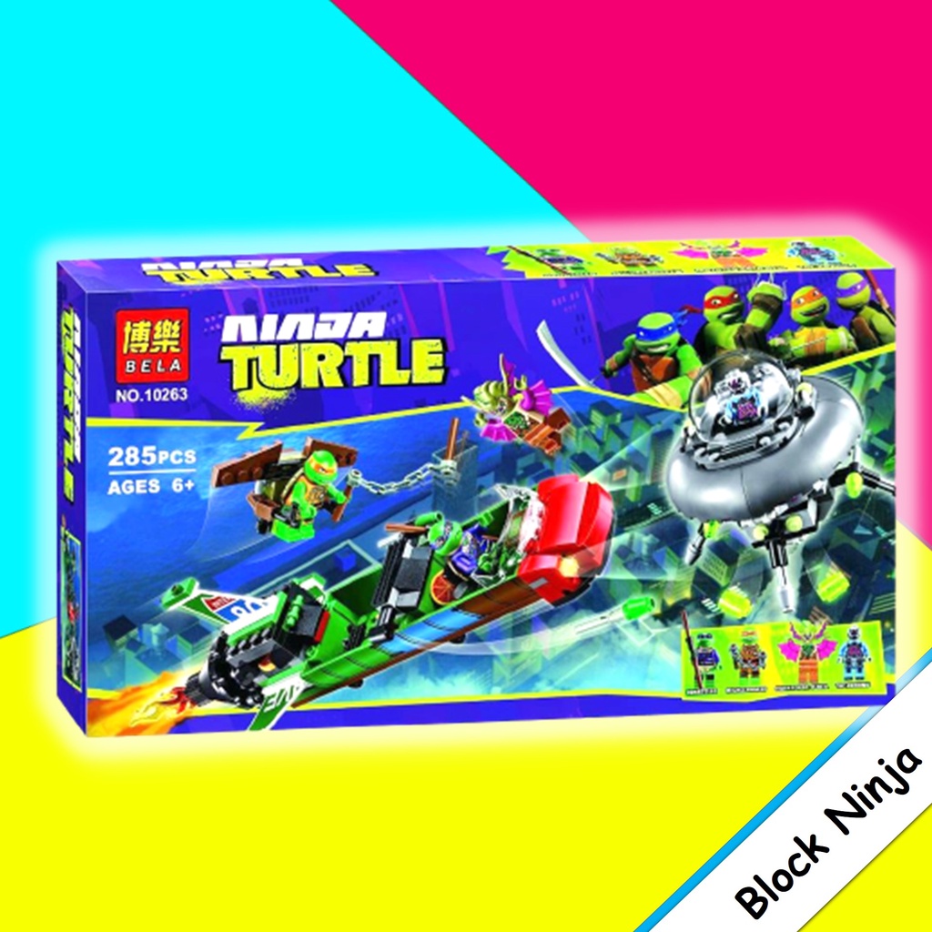 Mainan Edukasi Anak Lego Ninja Turtle Bela 10263