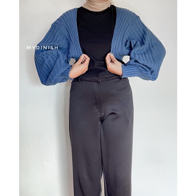 Lupi Crop - Cardigan Wanita Rajut Terbaru