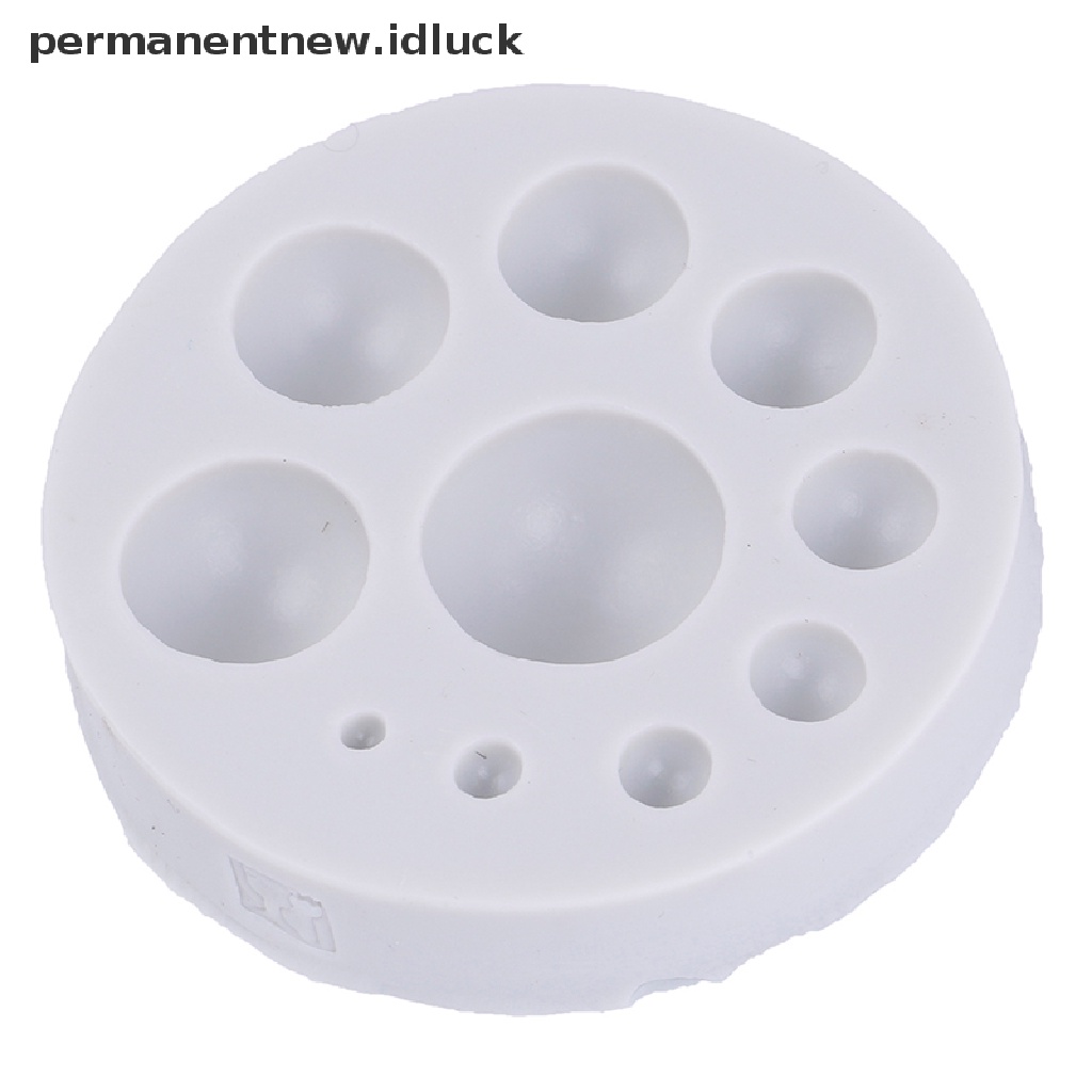 Cetakan Kue / Sabun / Permen / Cokelat / Es Bentuk Bulat Bahan Silikon