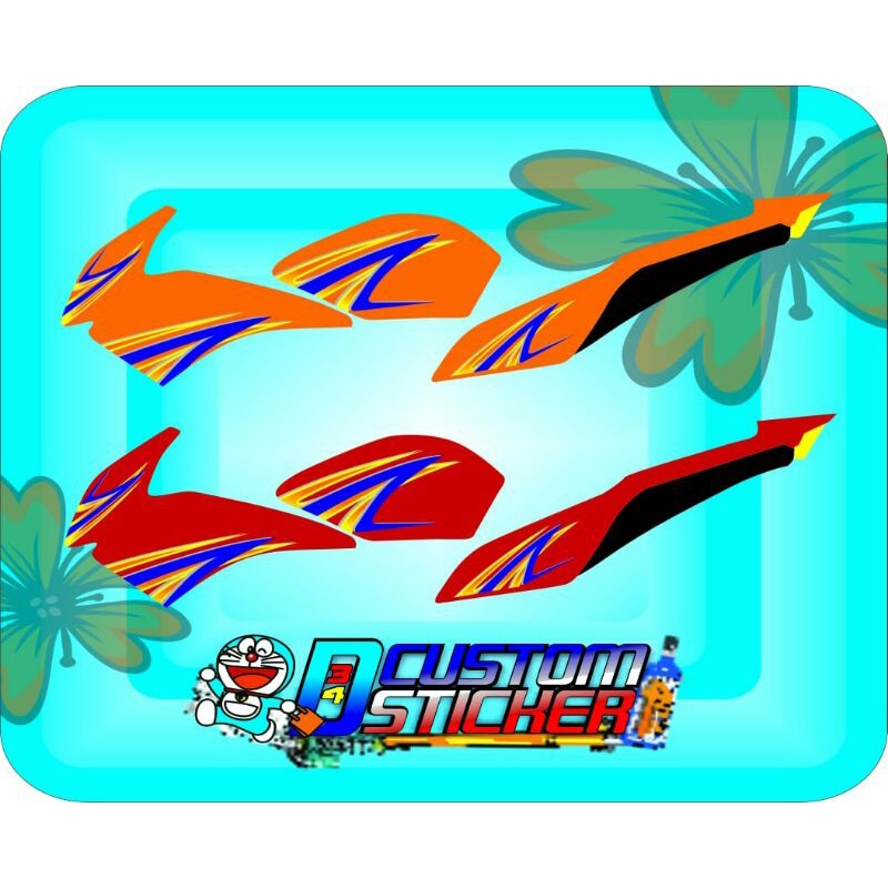 striping vijar siluman striping vixion custom