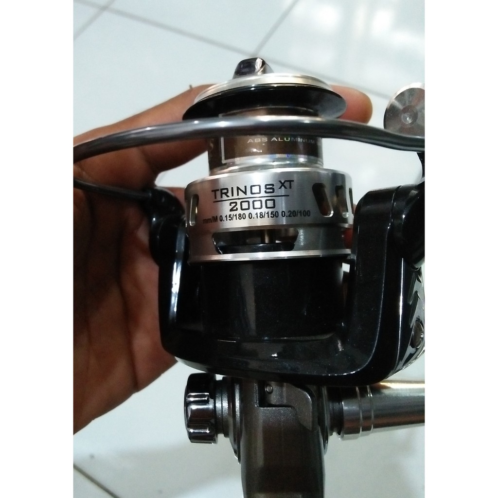 BLOOD TRINOS XT 2000 EXTRA ALUMUNIUM SPOOL RELL SUNGAI REEL MUARAH