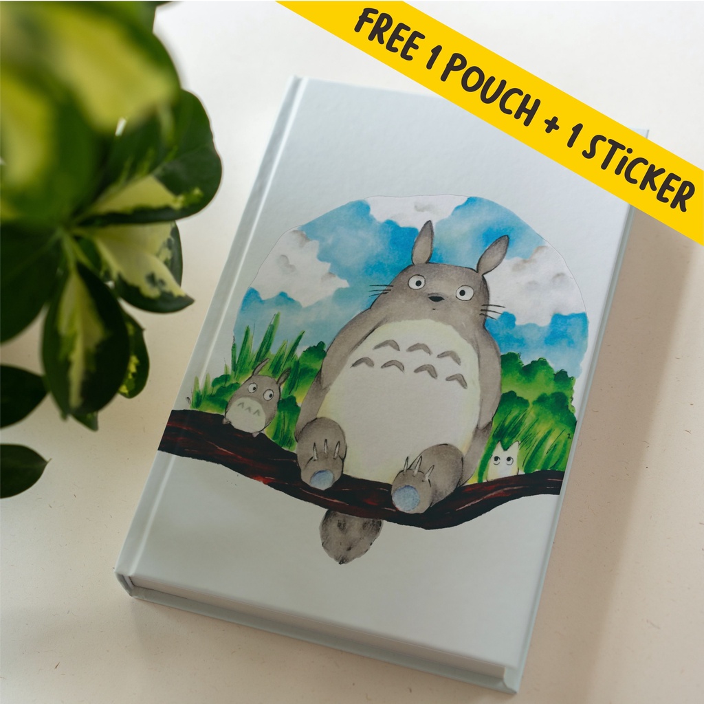 

Notebook Agenda, Dotted, dan Polos Totoro Pohon