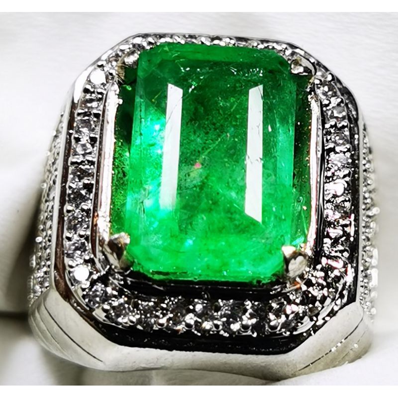 Batu natural zamrud colombia asli