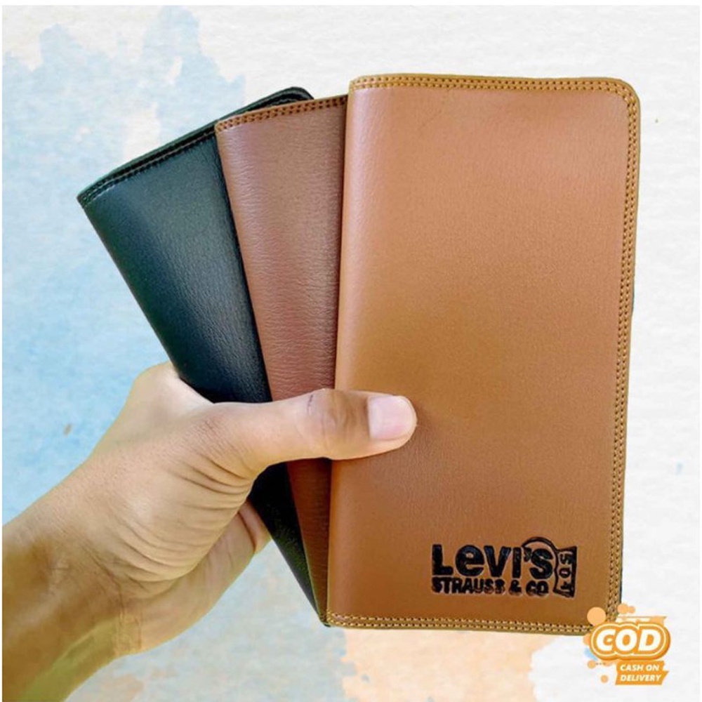 SHOPEE 6.6 SUPER SALE!! Dompet Kulit Pria Dompet Full Kulit Dompet Panjang Pria dan Wanita Men Wallet Fashion Casual Dompet  Exclusive