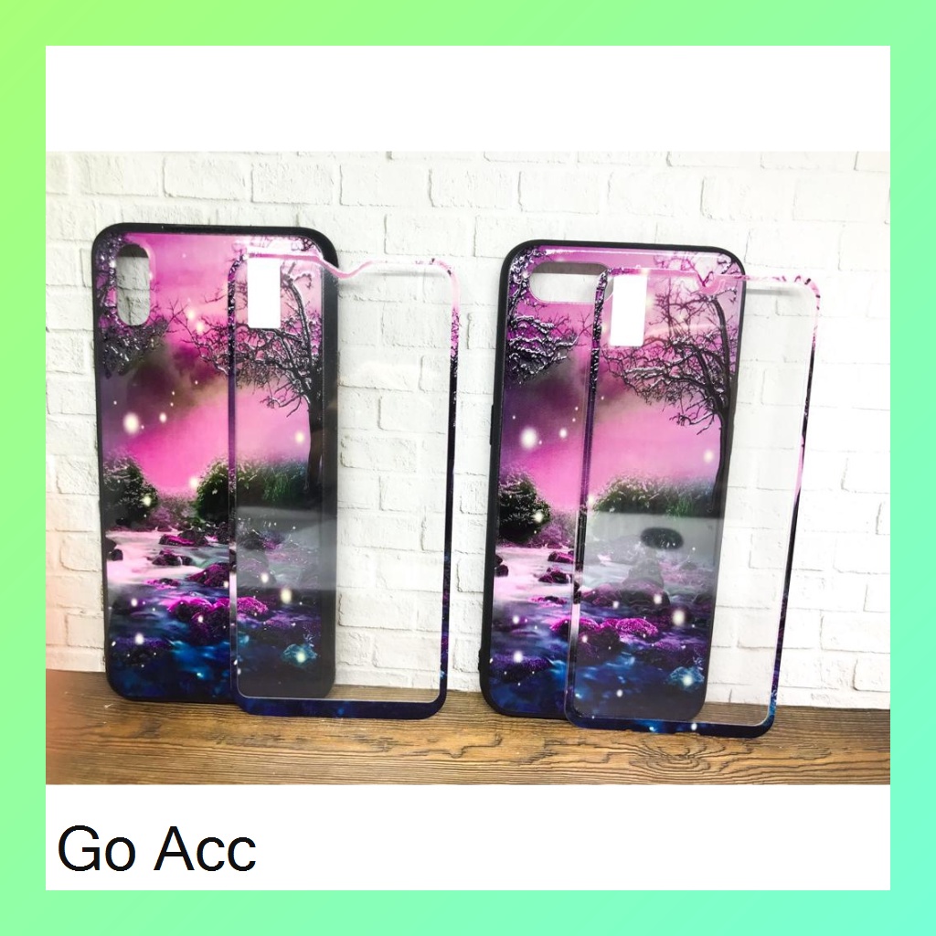 Softcase Tempered Glass karakter Oppo A1k, Realme C2,A31 Neo 5,A33,A53,A37 Neo 9,A52 A72 A92,V5,A5s,A7,A12,A11k,2 Pro,U1,U2,5/5i/5s/C3,7i,C17,C12,Samsung J2 Prime,Vivo Y11 Y12 Y15 Y17 Y20 Y20s Y12s Y30 Y50 Y91 Y91C Y93 Xiaomi Redmi 4A,5A,8A,9C HCTG 15