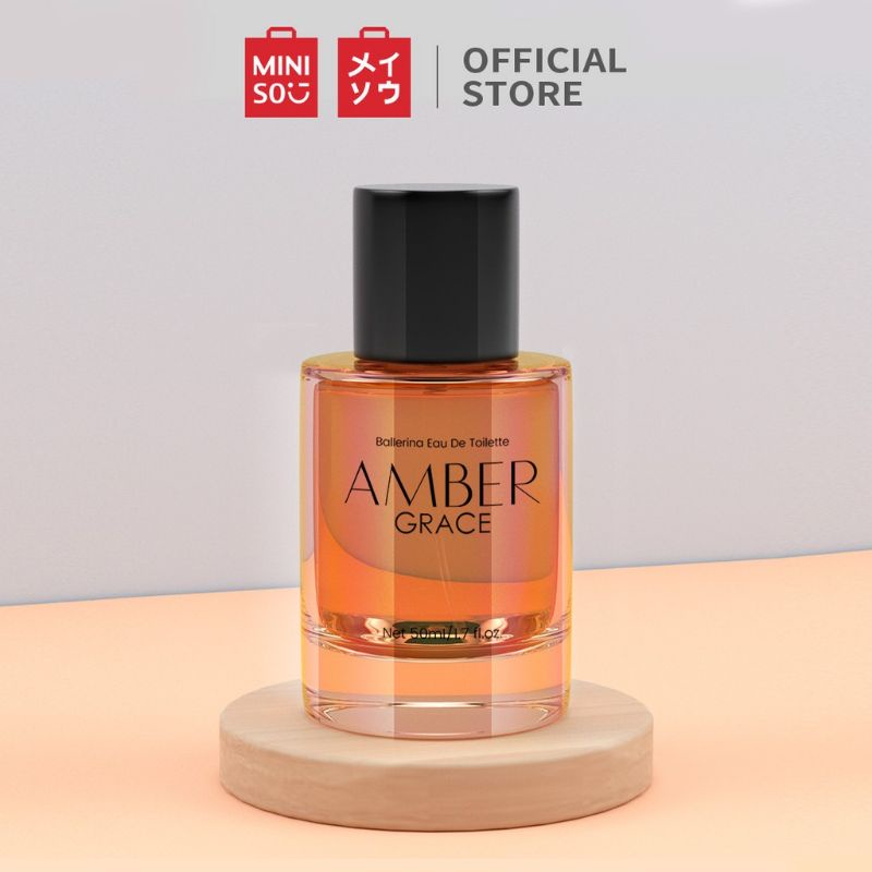 Miniso Pink Romace & Amber Grace Parfum cewek tahan lama