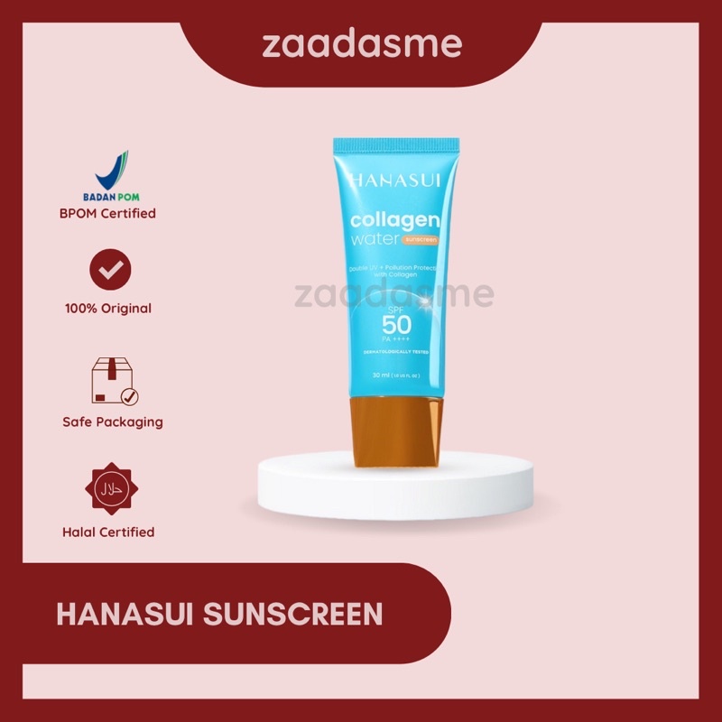 Hanasui Sunscreen | Hanasui Collagen Water Sunscreen 30ml | Hanasui Collagen Water Sunscreen 30 ml H