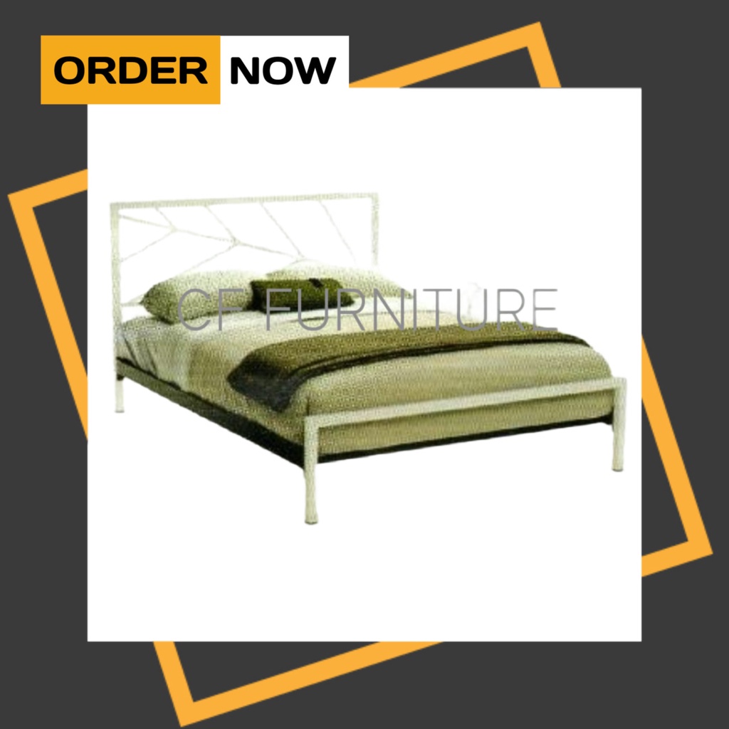 RANJANG BESI MODERN uk 160x200 (DIVAN BESI)