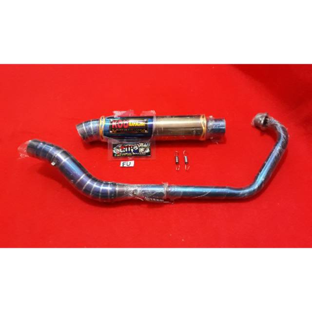 Knalpot KOU satria fu bluemoon
