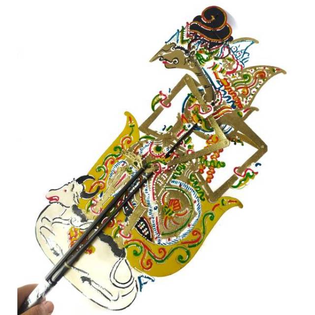 (BISA COD) KERAJINAN WAYANG KULIT BATARA GURU 40x30 cm UNTUK PEDALANGAN DEWASA DEKORASI RUMAH MURAH