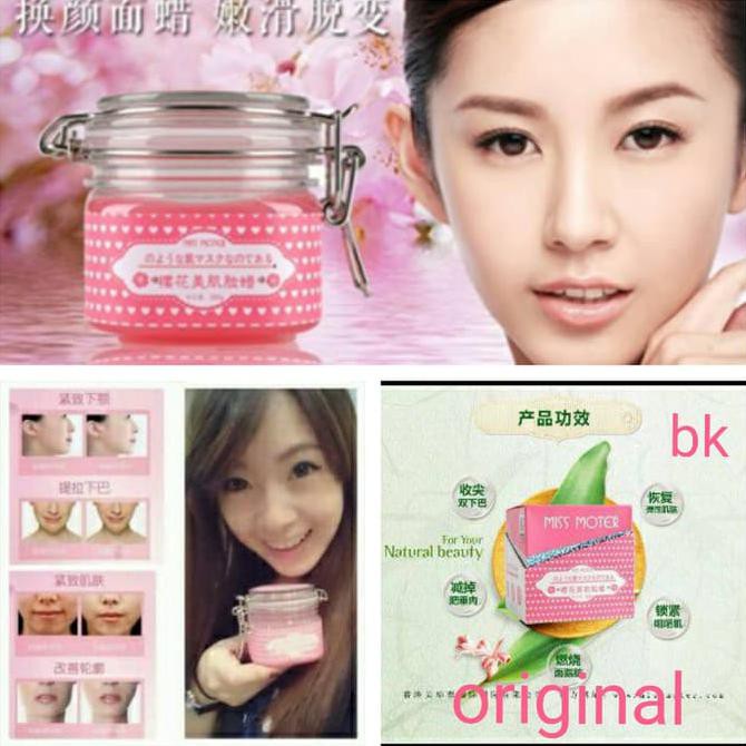 TERBAIK MISS MOTER CHERRY BLOSSOM FACE WAX/MISS MOTER FACE WAX/MISS MOTER PINK TERBARU