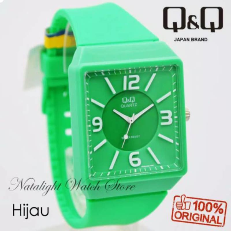 Laris Jam Tangan Wanita QQ VR30 Sport Original Rubber Mewah Murah Natalight Watch Store Terbatas