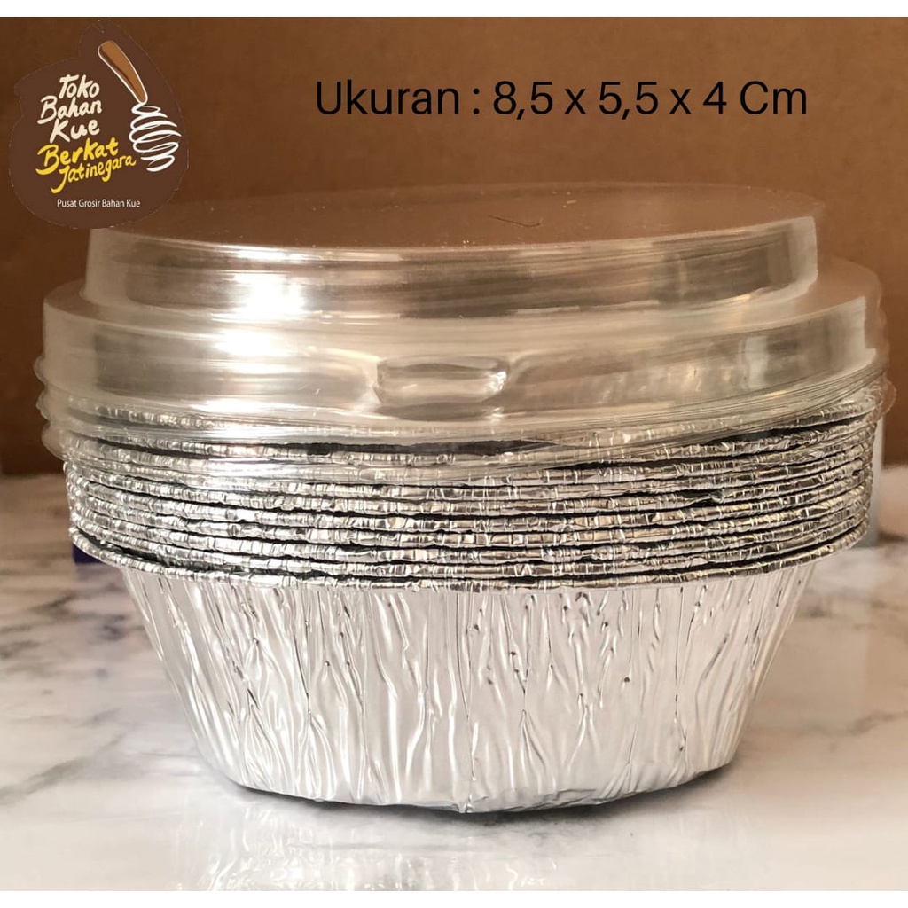 BEST FRESH OX - 1225 + LID ALU TRAY / TANPA TUTUP ISI 10 PCS / ALUMINIUM FOIL