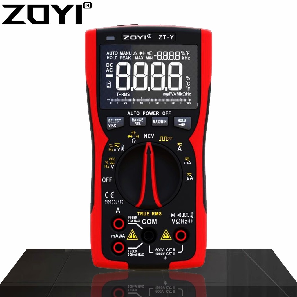 Zoyi ZT-Y Avometer Multitester Multimeter HZ Digital Pengukur Listrik