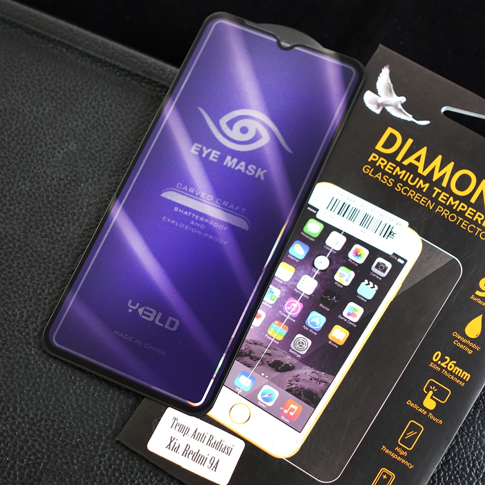 TEMPERED GLASS BLUE LIGHT ANTI RADIASI OPPO A31 A3S A54 A7 A74 A9 2020 F11 PRO RENO4 4F 5 REALME 5 C11 VIVO Y17 XIAOMI NOTE 9 9 PRO POCO M3 POCO X3 REDMI 9 9A 9C 9T TEMPERED GLASS FULL ANTI RADIASI