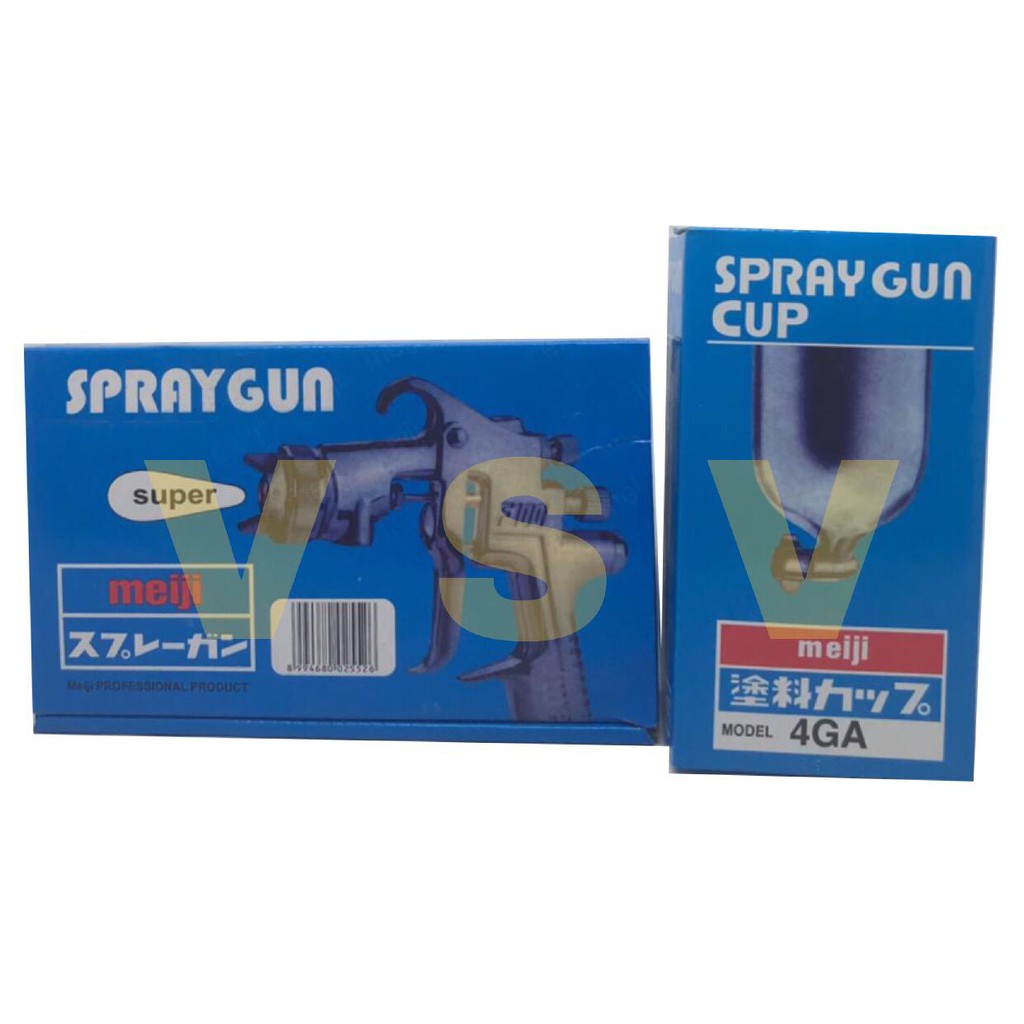 Meiji Spray gun F100 Tabung atas / semprotan cat tabung atas TAIWAN