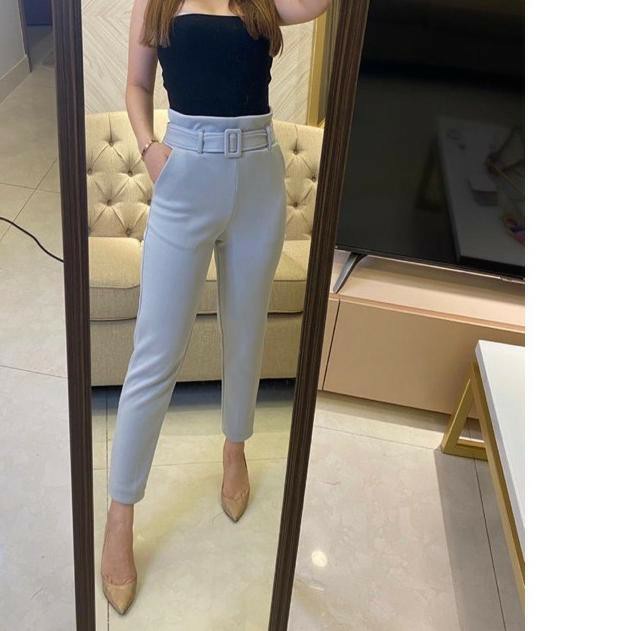 CATHERINE /CELANA PALAZO BELT /FREE BELT /BAHAN TEBAL