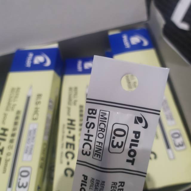 

Refill pen hitec 0.3 lusinan isi 12 batang