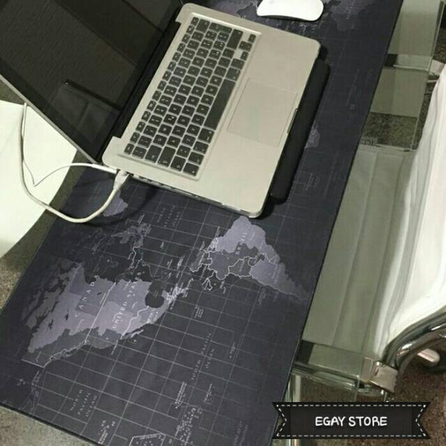 Taplak Meja Tatakan Mouse Pad Gaming Raksasa Matras Motif Peta Dunia Terbaru